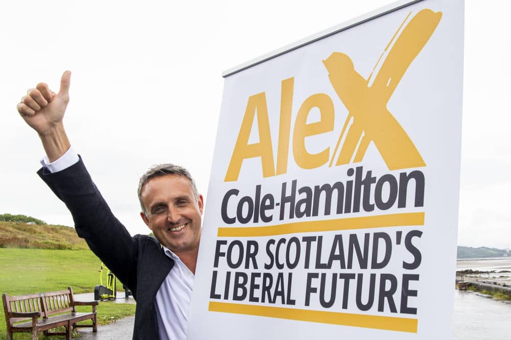 New Scottish Liberal Democrats leader Alex Cole-Hamilton. Picture: Lisa Ferguson