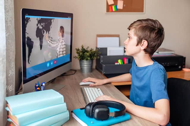 Many children all over the world are having to get used to a new way of learning at home (Picture: Marina Borovskaya/Getty Images/iStockphoto)