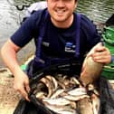 James Dornom fishing for Scotland abroad