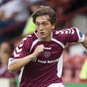 Deividas Cesnauskis in action for Hearts in July 2006. The Lithuanian winger is now a football agent in his home country after hanging up his boots