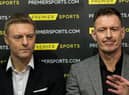 Chris Sutton (right) and Stephen Craigen were involved in the heated post-match debate.