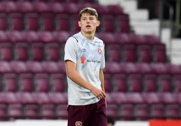 Hearts teen Cammy Logan is over his back injury.