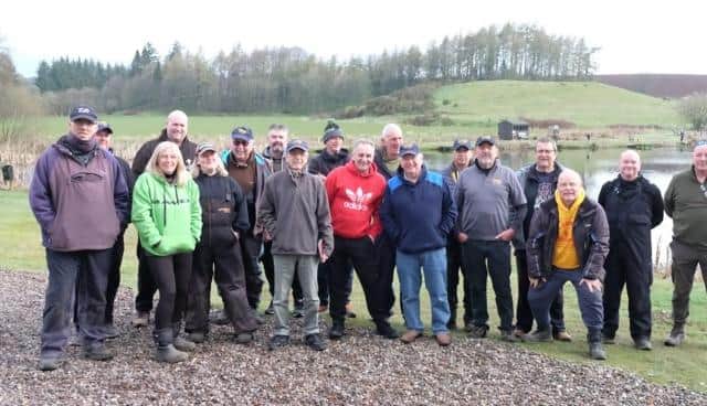 Members of the Edinburgh and Lothians Coarse Angling Club pictured before leg two of their Summer Series at Orchill. Contributed by Tommy Lauriston.