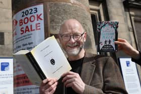 James Robertson, author of 'And the Land Lay Still', 'The Testament of Gideon Mack' and 'Joseph Knight', was the patron of this year’s book sale.  Picture: Colin Hattersley