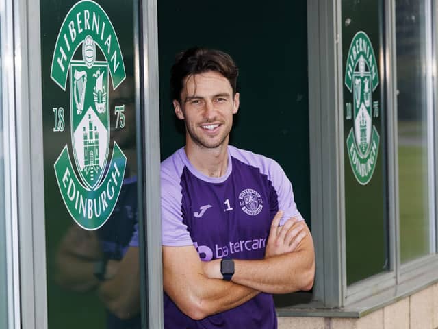 As a Birmingham City fan, Hibs midfielder Joe Newell is relishing the chance to take on Aston Villa. Picture: Mark Scates / SNS Group