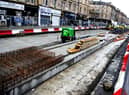 Leith Walk has been affected by work to build a tram line for some time (Picture: Lisa Ferguson)