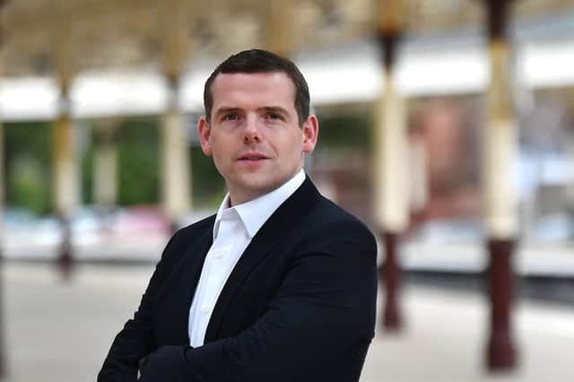 Douglas Ross, making his first speech as leader to the Tories' UK conference, said some Conservatives in Government appeared to have forgotten their commitment to the Union (Picture: John Devlin)