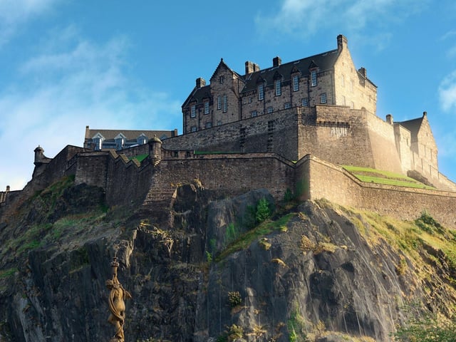Built on the plug of an extinct volcano, Edinburgh Castle has outstanding views of the Capital city. This spot has been a fortress since at least the Iron Age, and has been central to countless key moments in Scotland's history, from the Wars of Independence to the Jacobite Uprising. It serves as the backdrop for the famous Edinburgh Military Tattoo and is said to be the UK's second most-visited attraction.