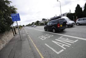 The idea of 7-7-7 bus lanes is to stop buses being held up by traffic congestion.  Picture: Greg Macvean