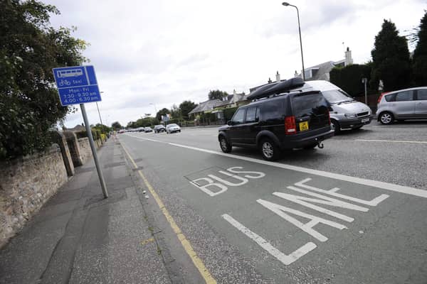 The idea of 7-7-7 bus lanes is to stop buses being held up by traffic congestion.  Picture: Greg Macvean