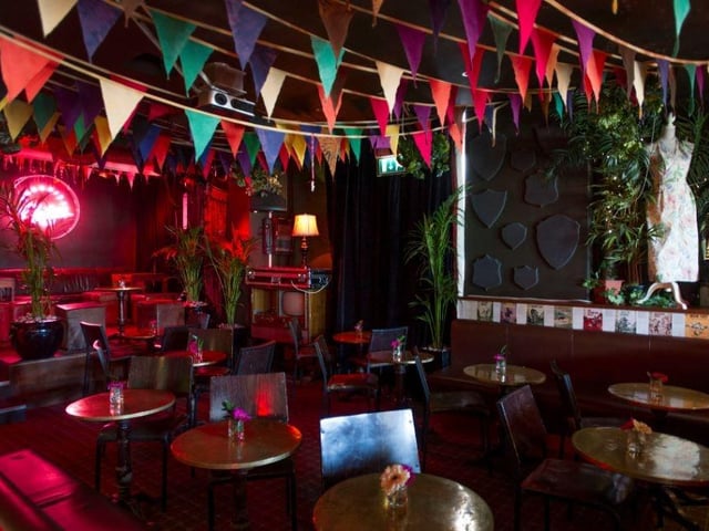This kitsch restaurant and bar serves up American-style vegetarian and vegan soul food from Lucky Pig, including hot dogs, veggie burgers, fries and nachos, alongside delicious and inventive cocktails.