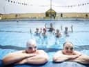 Scots will come together on Sunday to mark the first national “Thank You Day”. Big post-lockdown smiles here at the Stonehaven Open Air Pool in Aberdeenshire. Picture: Jane Barlow/PA