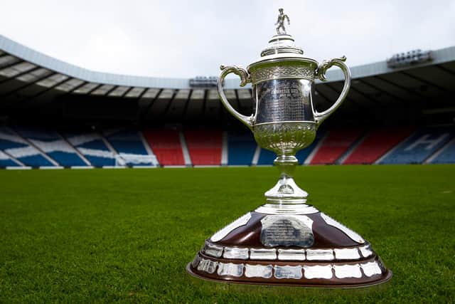 The Scottish Cup at Hampden.