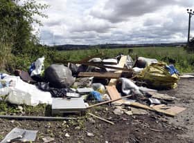 Stock Pic Lisa Ferguson, of fly-tipping at Millerhill.
