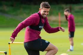 Olly Lee is happy being back at Hearts.