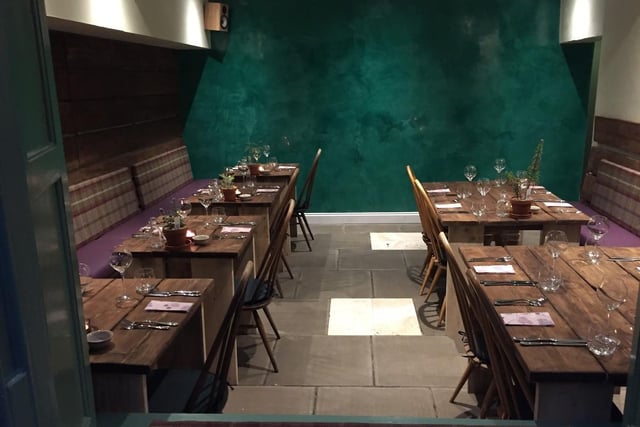Where: 1A Alva Streer, Edinburgh EH2 4PH. OpenTable says: Like the name suggests, much of the menu at this cosy West End restaurant is foraged. Well executed dishes including beef fillet tartare and Orkney scallop ceviche celebrate bountiful Scottish ingredients and seasonal flavours.