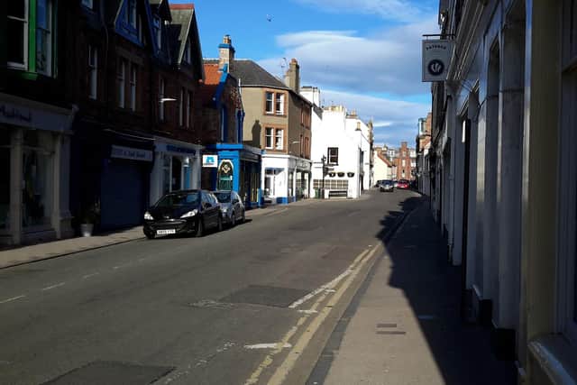 Streets in East Lothian have been empty.
