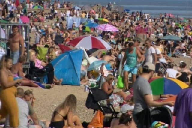 Mobbed: Blackpool Beach