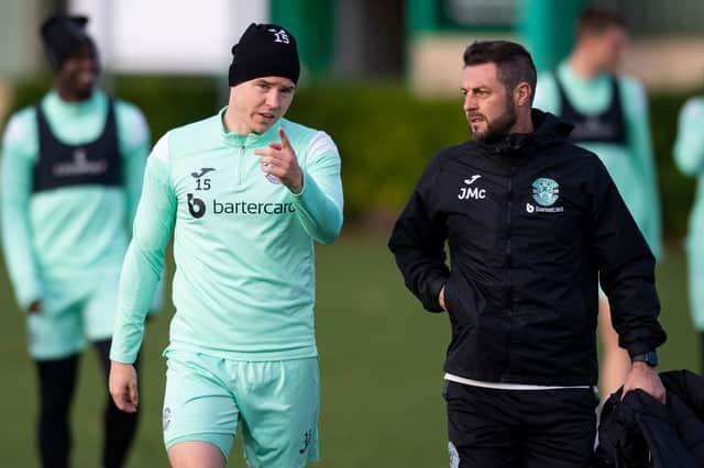 Kevin Nisbet is close to a comeback for Hibs