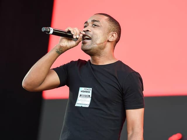 The rapper's comments have garnered backlash and a temporary ban from his social media accounts (Photo: Tabatha Fireman/Getty Images)