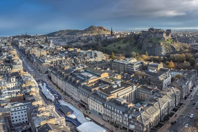 Edinburgh's Christmas ice rink will open to the public today. Picture: Liam Anderstrem