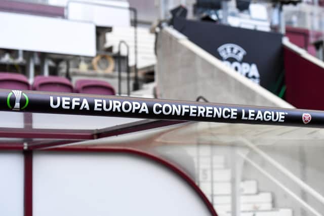 Tynecastle Park is hosting three games in the Europa Conference League.