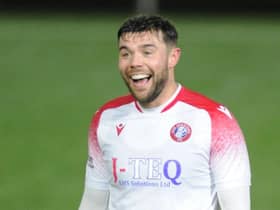Spartans striker Sean Brown is hoping to copy what he achieved on loan at Bonnyrigg Rose last season. Picture: Mark Brown / SFC