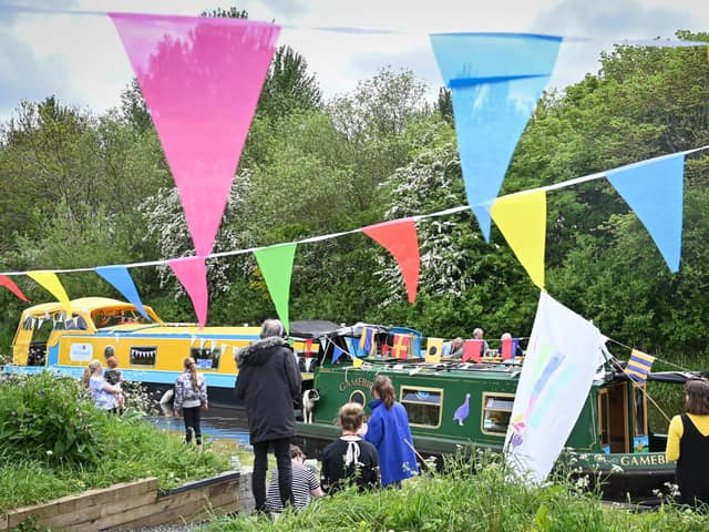 The Union Canal will be transformed by artists for this summer's festivals season. Picture: Julie Howden