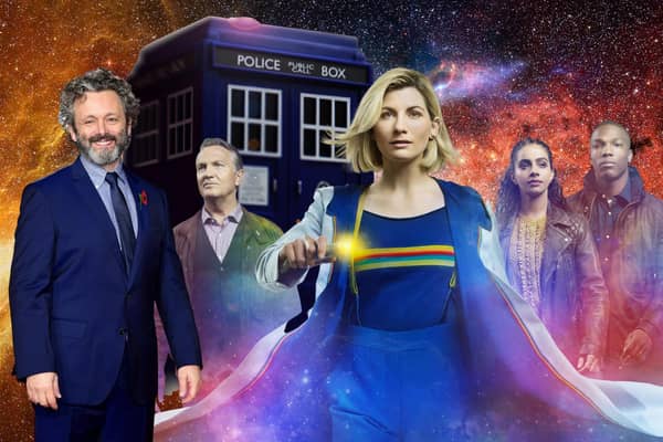 Doctor Who: who is Michael Sheen and will he replace Jodie Whittaker as The Doctor? (Image: Getty Images, Ian West/PA Wire, Alan Clarke/BBC Studios)