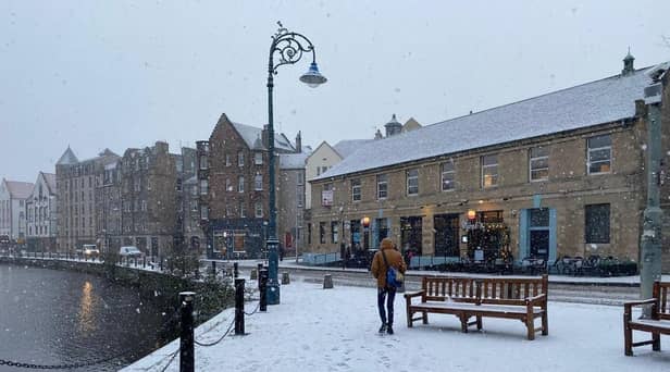 Edinburgh will see heavy snow this week, according to the latest forecast from the Met Office.