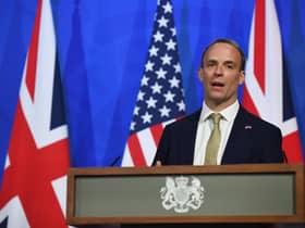 Former Deputy Prime Minister Dominic Raab has said he will not stand at the next general election (Picture: Chris J Ratcliffe/Getty Images)