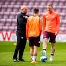 Kye Rowles was an unused substitute for Hearts in Saturday's 2-2 draw with Crawley Town. Picture: SNS