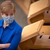First Minister Nicola Sturgeon is set to announce the results of the Scottish Government’s review of its tiered local lockdown system across the country today. (Photo by Jane Barlow - Pool/Getty Images)