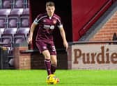 Aidan Denholm in action for Hearts.. (Photo by Ross MacDonald / SNS Group)