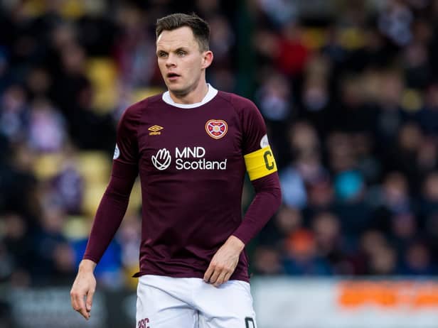 Lawrence Shankland is fit again for Hearts after a hamstring injury.