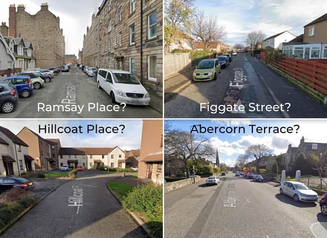 How much do you know about the names of the streets of Portobello?