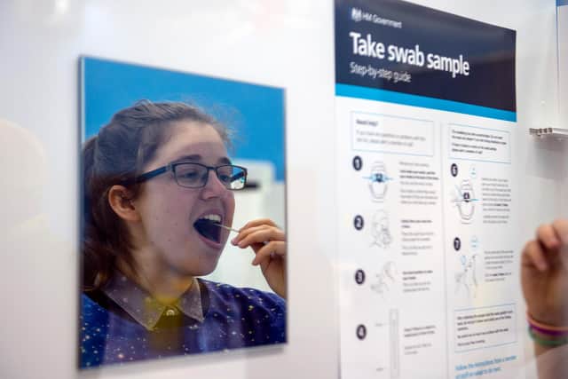 Free Covid testing has been an important part of the fight against the virus. Picture: Andy Buchanan/AFP via Getty Images