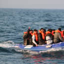Migrants crossing the Channel in small boats will be made a big issue at the election - but they account for a tiny proportion of the immigration total.  Picture: Gareth Fuller/PA Wire