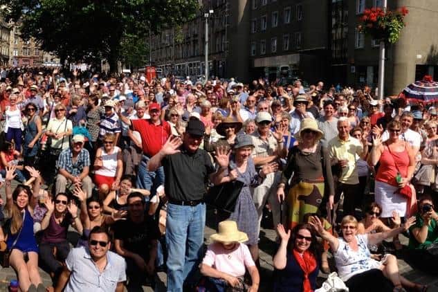 Thousands are music fans are expected to pack into the Grassmarket for the return of the jazz festival's hugely popular 'Mardi Gras' event.