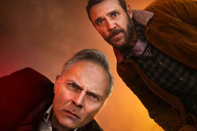 Mark Bonnar and Jamie Sives will be reunited for the third and final series of Guilt. Picture: BBC
