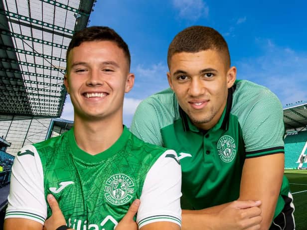 Dylan Tait and Nathan Wood joined Hibs on transfer deadline day