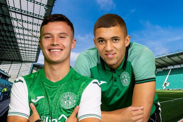 Dylan Tait and Nathan Wood joined Hibs on transfer deadline day