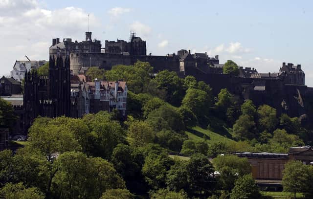 Edinburgh Castle is one of the iconic landmarks set to be lit up purple