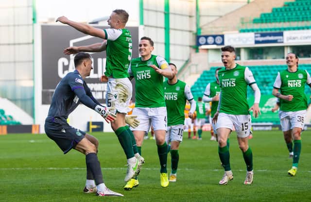 Hibs defeated Motherwell on penalties the last time the two sides faced each other at Easter Road. Picture: SNS