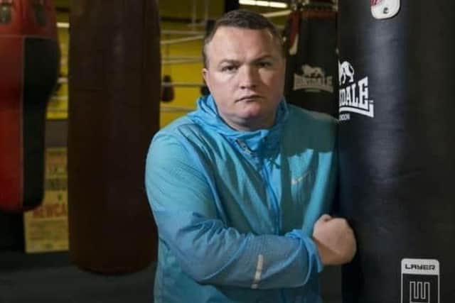 Bradley Welsh, boxer and Trainspotting star, founded the Holyrood Boxing Gym in 2005