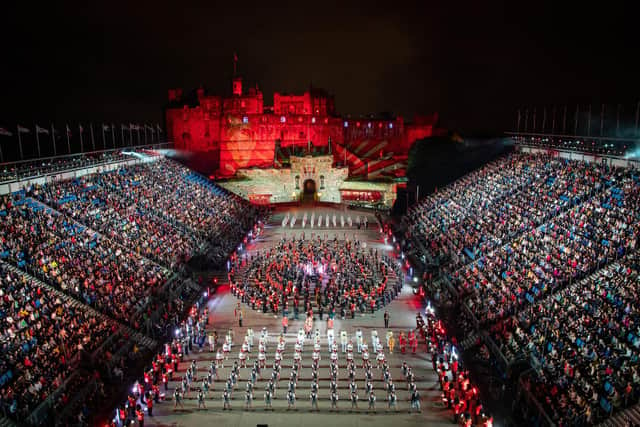 Around 220,000 people attend the Royal Edinburgh Military Tattoo each year.