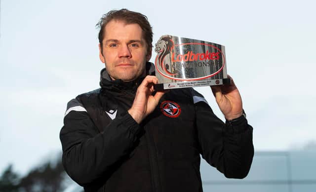Robbie Neilson led Dundee United back into the Premiership. Picture: SNS