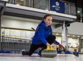 Amy Seftor represents Jenn Dodd and Bruce Mouat's club, Gogar Park Young Curlers, and was on the ice yesterday at Curl Edinburgh yesterday the Olympians competed in the mixed doubles semi-finals in Beijing. Picture: Lisa Ferguson