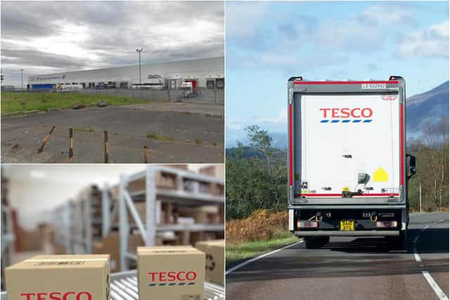 A worker at the Tesco distribution centre in Livingston claims hygiene and social distancing protocols are not being enforced. Pictures: Richard Johnson/Max.ku/Shutterstock