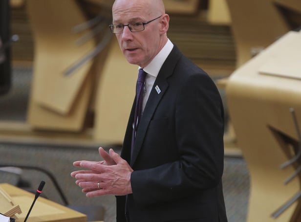 Deputy First Minister John Swinney at the Scottish Parliament in Holyrood, Edinburgh. Picture date: Wednesday June 23, 2021.